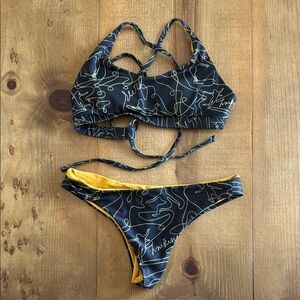 Haikini Cheeky Surf Bikini Set